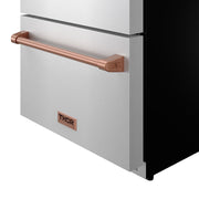 THOR Kitchen - Gordon Ramsay Series 24" Undercounter Built-In or Freestanding Drawer Refrigerator Stainless Steel/Rose Gold - RF24U-RSG - IMG6
