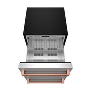 THOR Kitchen - Gordon Ramsay Series 24" Undercounter Built-In or Freestanding Drawer Refrigerator Stainless Steel/Rose Gold - RF24U-RSG - IMG7
