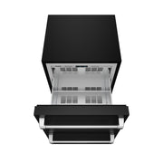 THOR Kitchen - Gordon Ramsay Series 24" Undercounter Built-In or Freestanding Drawer Refrigerator Black/Stainless Steel - RF24UB-SS - IMG2
