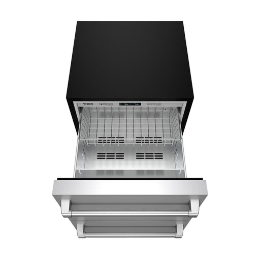 THOR Kitchen - Gordon Ramsay Series 24" Undercounter Built-In or Freestanding Drawer Refrigerator Stainless Steel - RF24U - IMG2