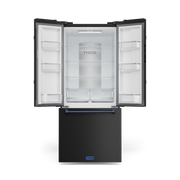 THOR Kitchen - 30-inch Gordon Ramsay Series 17.5 cu ft French Door Counter Depth Refrigerator with Ice Maker in Black/Navy Blue - RF3017FFD00-BLU - IMG2
