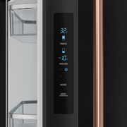THOR Kitchen - 30-inch Gordon Ramsay Series 17.5 cu ft French Door Counter Depth Refrigerator with Ice Maker in Black/Rose Gold - RF3017FFD00-RSG - IMG7