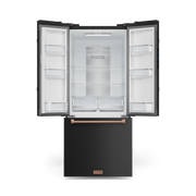 THOR Kitchen - 30-inch Gordon Ramsay Series 17.5 cu ft French Door Counter Depth Refrigerator with Ice Maker in Black/Rose Gold - RF3017FFD00-RSG - IMG2