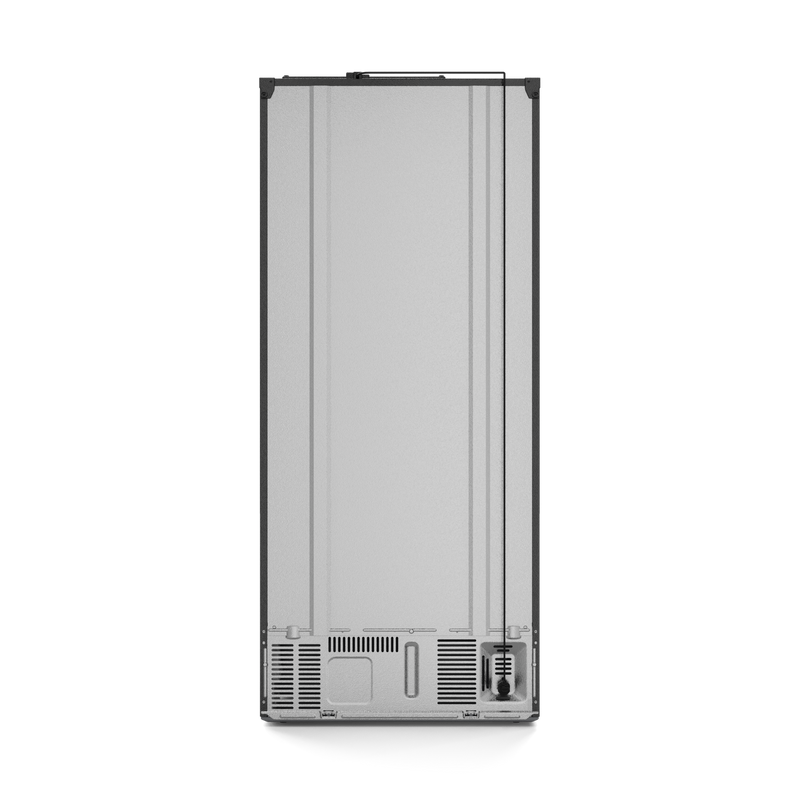 THOR Kitchen - 30-inch Gordon Ramsay Series 17.5 cu ft French Door Counter Depth Refrigerator with Ice Maker in Black/Stainless Steel - RF3017FFD00-SS - IMG8