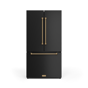 THOR Kitchen - 36-inch Gordon Ramsay Series 20.3 cu ft French Door Counter Depth Refrigerator with Ice Maker in Black/Bronze - RF3621CTD00-BRZ - IMG1