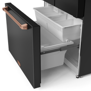 THOR Kitchen - 36-inch Gordon Ramsay Series 20.3 cu ft French Door Counter Depth Refrigerator with Ice Maker in Black/Rose Gold - RF3621CTD00-RSG - IMG5