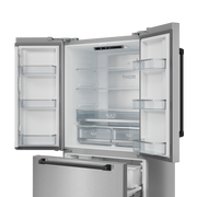 THOR Kitchen - 36-inch Gordon Ramsay Series 20.3 cu ft French Door Counter Depth Refrigerator with Ice Maker in Stainless Steel/Black - RF3621CTD99-BLK - IMG4