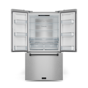 THOR Kitchen - 36-inch Gordon Ramsay Series 20.3 cu ft French Door Counter Depth Refrigerator with Ice Maker in Stainless Steel/Black - RF3621CTD99-BLK - IMG2