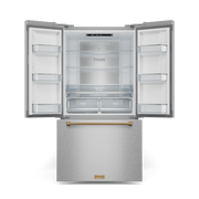 THOR Kitchen - 36-inch Gordon Ramsay Series 20.3 cu ft French Door Counter Depth Refrigerator with Ice Maker in Stainless Steel/Bronze - RF3621CTD99-BRZ - IMG2