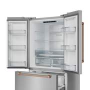 THOR Kitchen - 36-inch Gordon Ramsay Series 20.3 cu ft French Door Counter Depth Refrigerator with Ice Maker in Stainless Steel/Rose Gold - RF3621CTD99-RSG - IMG4