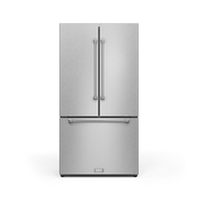 THOR Kitchen - 36-inch Gordon Ramsay Series 20.3 cu ft French Door Counter Depth Refrigerator with Ice Maker in Stainless Steel - RF3621CTD99 - IMG1