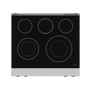 THOR Kitchen - 30-inch Gordon Ramsay Series Professional Electric Range with Tilt Panel Touch Control in Stainless Steel/Black - RSE30-BLK - IMG2