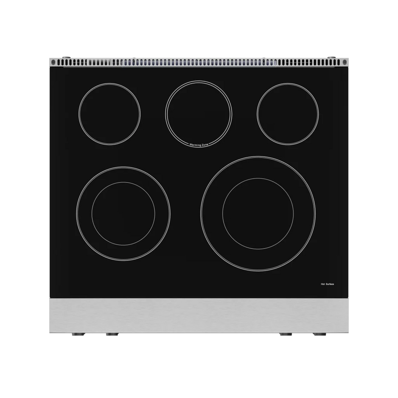 THOR Kitchen - 30-inch Gordon Ramsay Series Professional Electric Range with Tilt Panel Touch Control in Stainless Steel/Black - RSE30-BLK - IMG2