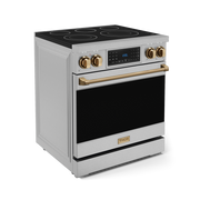 THOR Kitchen - 30-inch Gordon Ramsay Series Professional Electric Range with Tilt Panel Touch Control in Stainless Steel/Bronze - RSE30-BRZ - IMG4