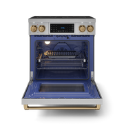 THOR Kitchen - 30-inch Gordon Ramsay Series Professional Electric Range with Tilt Panel Touch Control in Stainless Steel/Bronze - RSE30-BRZ - IMG3
