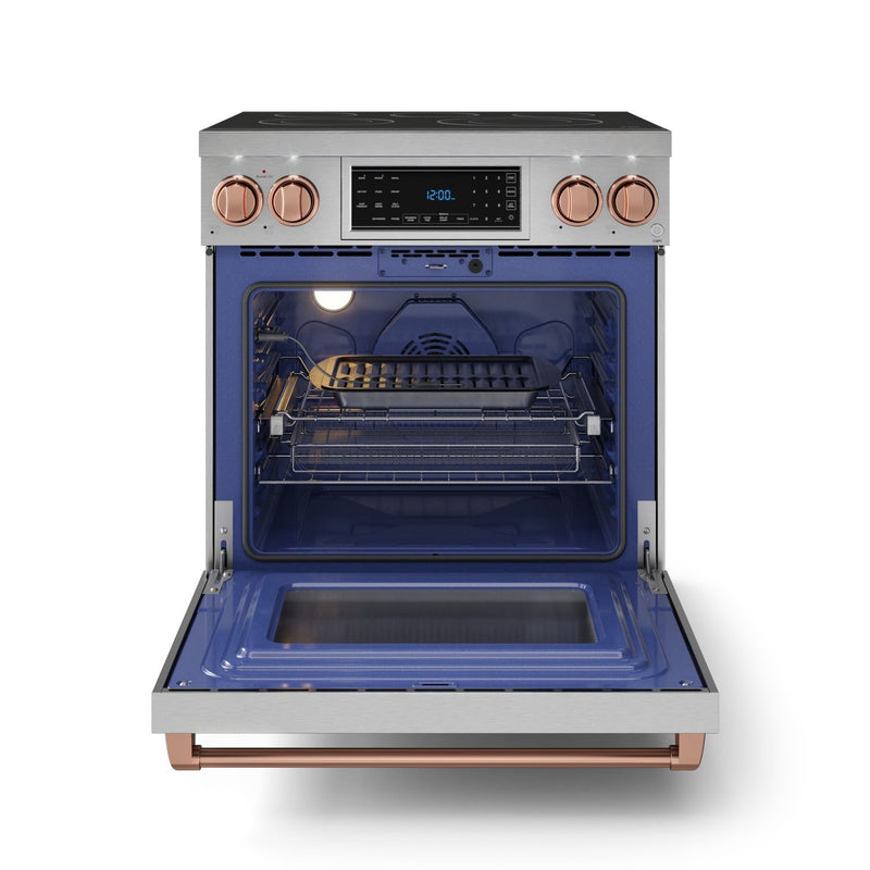 THOR Kitchen - 30-inch Gordon Ramsay Series Professional Electric Range with Tilt Panel Touch Control in Stainless Steel/Rose Gold - RSE30-RSG - IMG4
