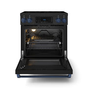 THOR Kitchen - 30-inch Gordon Ramsay Series Professional Electric Range with Tilt Panel Touch Control in Black/Navy Blue - RSE30B-BLU - IMG6