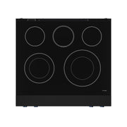 THOR Kitchen - 30-inch Gordon Ramsay Series Professional Electric Range with Tilt Panel Touch Control in Black/Navy Blue - RSE30B-BLU - IMG3