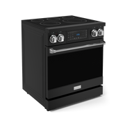 THOR Kitchen - 30-inch Gordon Ramsay Series Professional Electric Range with Tilt Panel Touch Control in Black/Stainless Steel - RSE30B-SS - IMG3