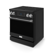 THOR Kitchen - 30-inch Gordon Ramsay Series Professional Electric Range with Tilt Panel Touch Control in Black/Stainless Steel - RSE30B-SS - IMG4