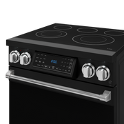 THOR Kitchen - 30-inch Gordon Ramsay Series Professional Electric Range with Tilt Panel Touch Control in Black/Stainless Steel - RSE30B-SS - IMG6