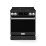 THOR Kitchen - 30-inch Gordon Ramsay Series Professional Electric Range with Tilt Panel Touch Control in Black/Stainless Steel - RSE30B-SS - IMG1