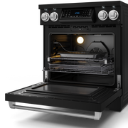 THOR Kitchen - 30-inch Gordon Ramsay Series Professional Electric Range with Tilt Panel Touch Control in Black/Stainless Steel - RSE30B-SS - IMG5