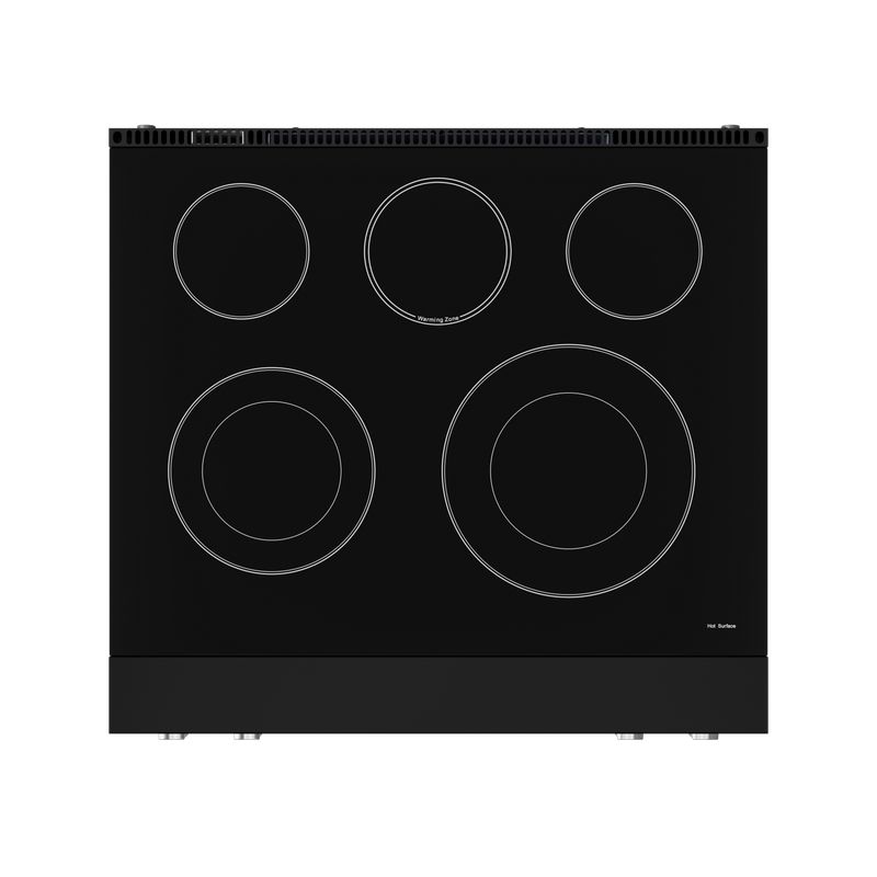 THOR Kitchen - 30-inch Gordon Ramsay Series Professional Electric Range with Tilt Panel Touch Control in Black/Stainless Steel - RSE30B-SS - IMG7