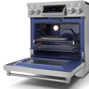 THOR Kitchen - 30-inch Gordon Ramsay Series Professional Electric Range with Tilt Panel Touch Control in Stainless Steel - RSE30 - IMG2