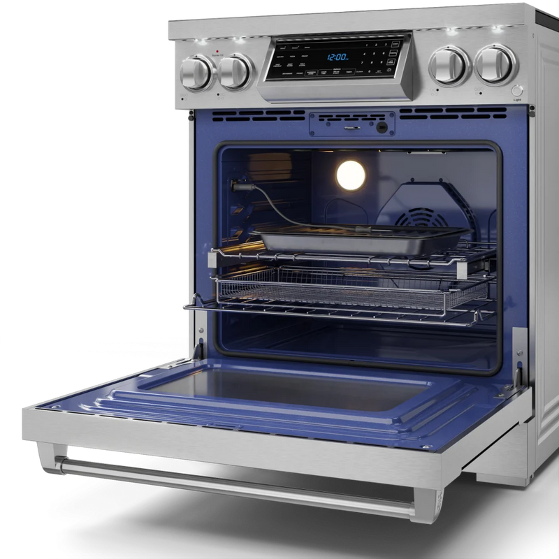 THOR Kitchen - 30-inch Gordon Ramsay Series Professional Electric Range with Tilt Panel Touch Control in Stainless Steel - RSE30 - IMG2