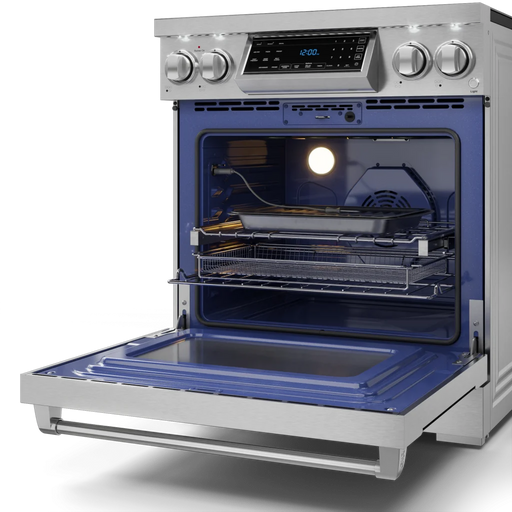 THOR Kitchen - 30-inch Gordon Ramsay Series Professional Electric Range with Tilt Panel Touch Control in Stainless Steel - RSE30 - IMG2
