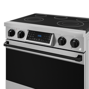THOR Kitchen - 36-inch Gordon Ramsay Series Professional Electric Range with Tilt Panel Touch Control in Stainless Steel/Black - RSE36-BLK - IMG2