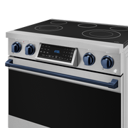 THOR Kitchen - 36-inch Gordon Ramsay Series Professional Electric Range with Tilt Panel Touch Control in Stainless Steel/Navy Blue - RSE36-BLU - IMG6