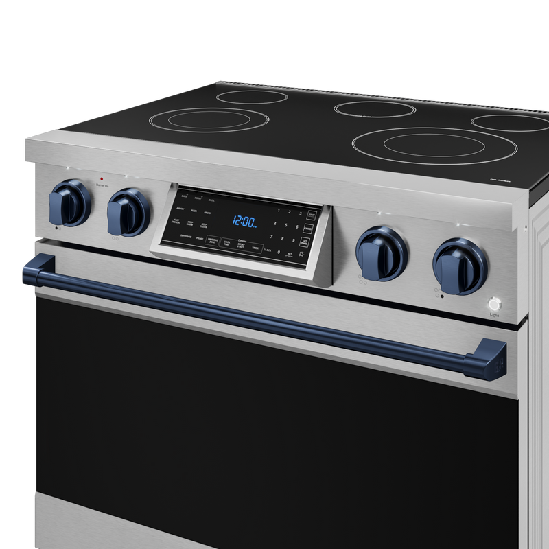 THOR Kitchen - 36-inch Gordon Ramsay Series Professional Electric Range with Tilt Panel Touch Control in Stainless Steel/Navy Blue - RSE36-BLU - IMG6