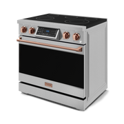 THOR Kitchen - 36-inch Gordon Ramsay Series Professional Electric Range with Tilt Panel Touch Control in Stainless Steel/Rose Gold - RSE36-RSG - IMG4
