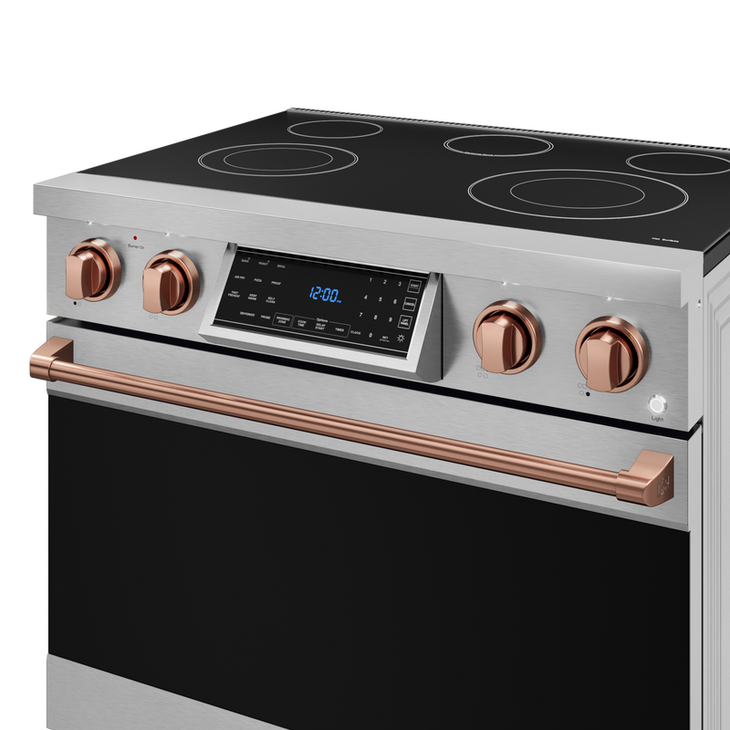THOR Kitchen - 36-inch Gordon Ramsay Series Professional Electric Range with Tilt Panel Touch Control in Stainless Steel/Rose Gold - RSE36-RSG - IMG6
