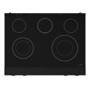 THOR Kitchen - 36-inch Gordon Ramsay Series Professional Electric Range with Tilt Panel Touch Control in Black/Navy Blue - RSE36B-BLU - IMG7