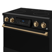 THOR Kitchen - 36-inch Gordon Ramsay Series Professional Electric Range with Tilt Panel Touch Control in Black/Bronze - RSE36B-BRZ - IMG6