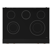 THOR Kitchen - 36-inch Gordon Ramsay Series Professional Electric Range with Tilt Panel Touch Control in Black/Rose Gold - RSE36B-RSG - IMG7