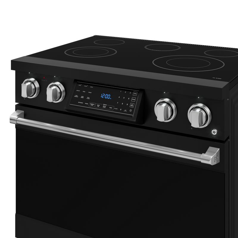 THOR Kitchen - 36-inch Gordon Ramsay Series Professional Electric Range with Tilt Panel Touch Control in Black/Stainless Steel - RSE36B-SS - IMG6