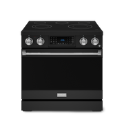 THOR Kitchen - 36-inch Gordon Ramsay Series Professional Electric Range with Tilt Panel Touch Control in Black/Stainless Steel - RSE36B-SS - IMG1