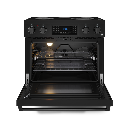 THOR Kitchen - 36-inch Gordon Ramsay Series Professional Electric Range with Tilt Panel Touch Control in Black - RSE36B - IMG2