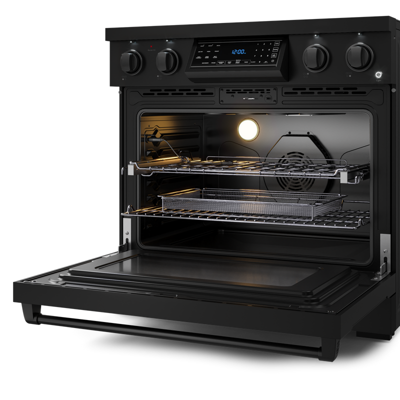 THOR Kitchen - 36-inch Gordon Ramsay Series Professional Electric Range with Tilt Panel Touch Control in Black - RSE36B - IMG5