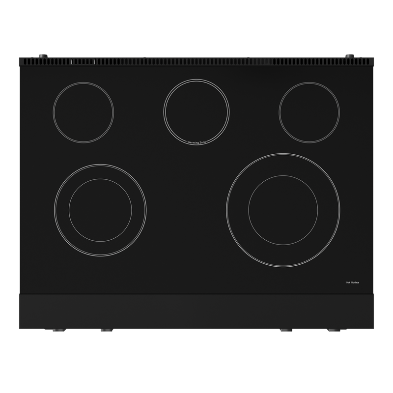 THOR Kitchen - 36-inch Gordon Ramsay Series Professional Electric Range with Tilt Panel Touch Control in Black - RSE36B - IMG7