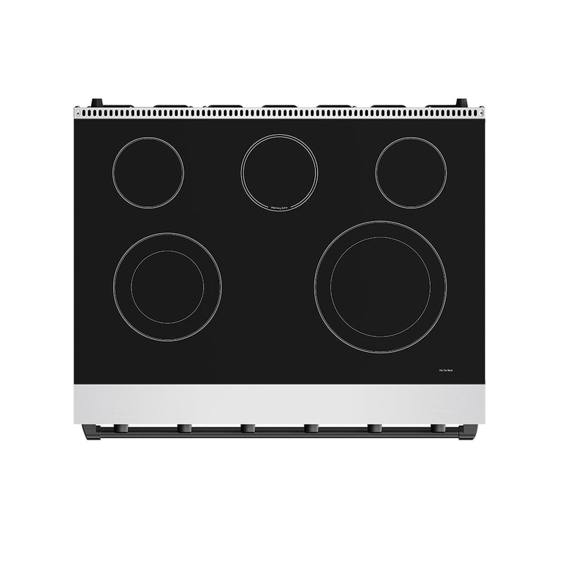THOR Kitchen - 36-inch Gordon Ramsay Series Professional Electric Range in Stainless Steel/Black - RSE36P-BLK - IMG5