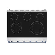 THOR Kitchen - 36-inch Gordon Ramsay Series Professional Electric Range in Stainless Steel/Blue - RSE36P-BLU - IMG7
