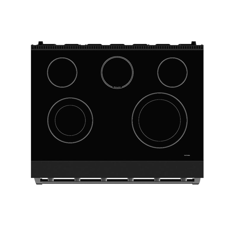 THOR Kitchen - 36-inch Gordon Ramsay Series Professional Electric Range in Black - RSE36PB - IMG7