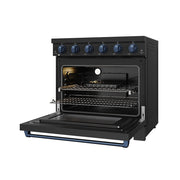 THOR Kitchen - 36-inch Gordon Ramsay Series Professional Electric Range in Black/Blue - RSE36PB-BLU - IMG5