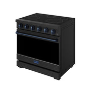 THOR Kitchen - 36-inch Gordon Ramsay Series Professional Electric Range in Black/Blue - RSE36PB-BLU - IMG4