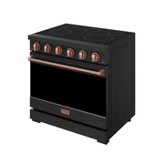 THOR Kitchen - 36-inch Gordon Ramsay Series Professional Electric Range in Black/Rose Gold - RSE36PB-RSG - IMG4
